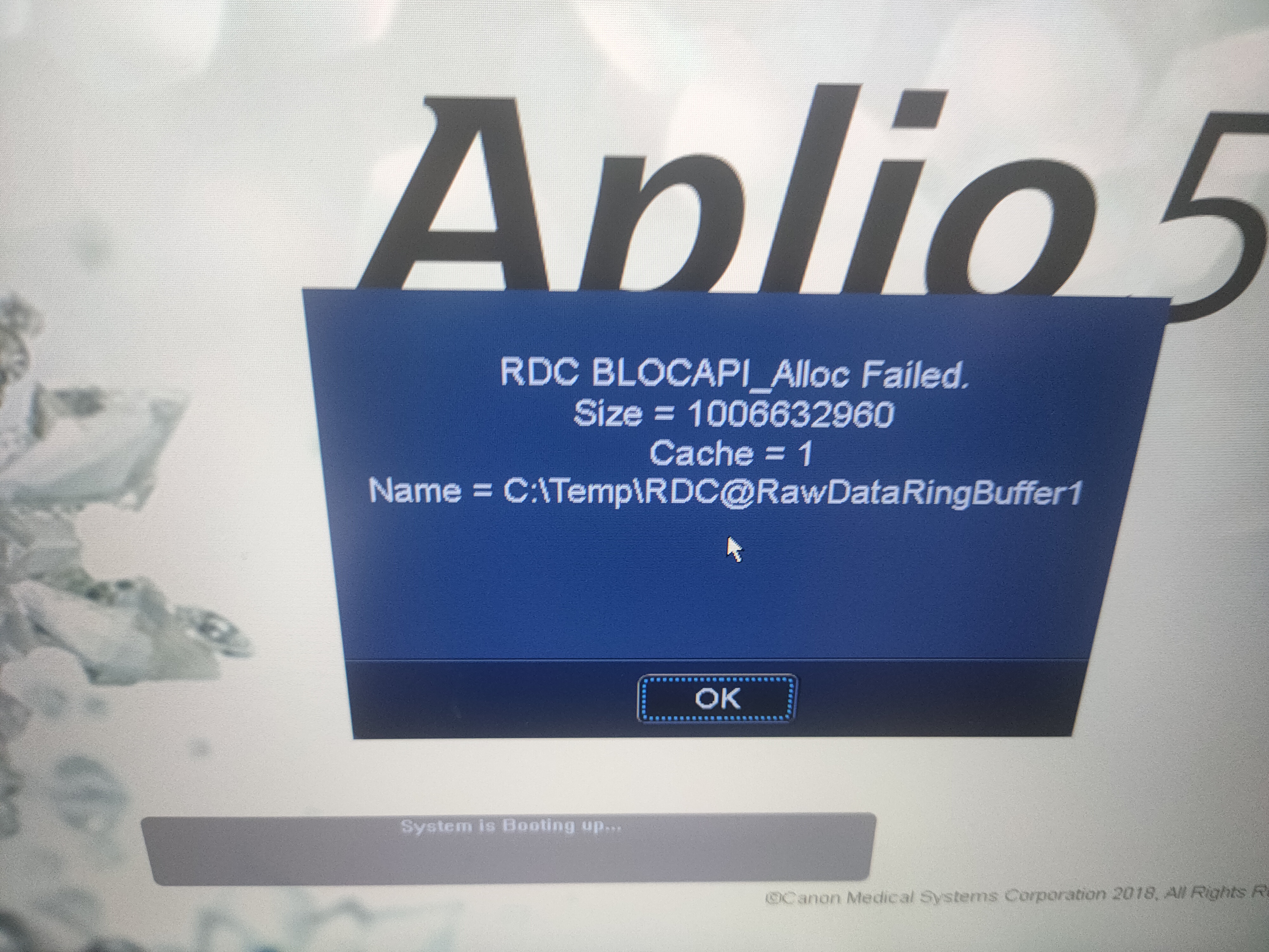 佳能阿波罗500彩超维修