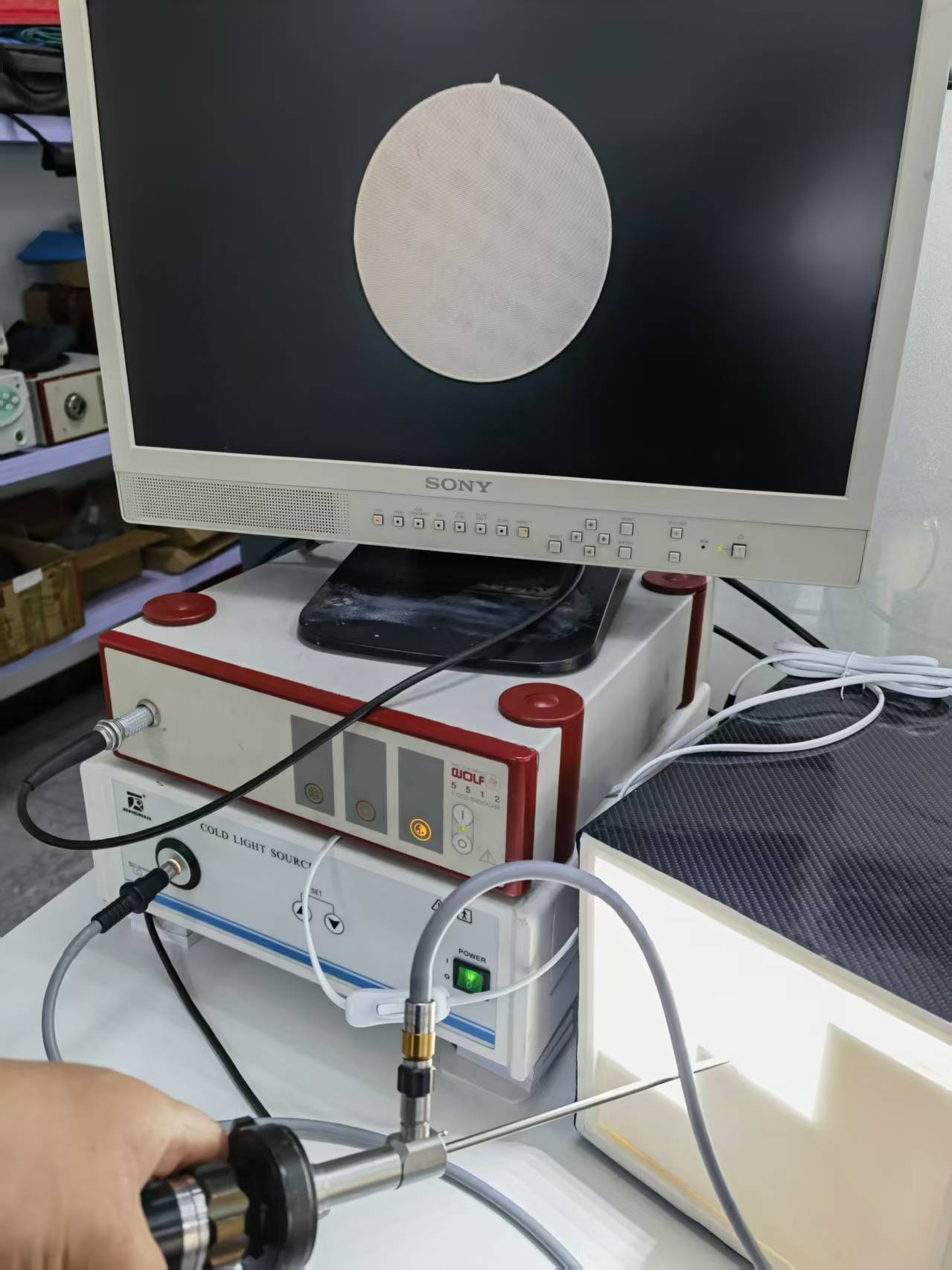 天松电切镜维修